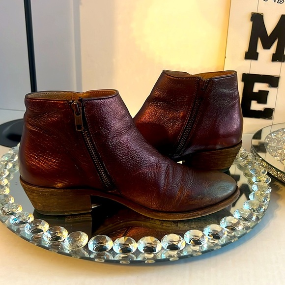 Frye metallic boots rare women’s size 7.5 - Picture 11 of 11